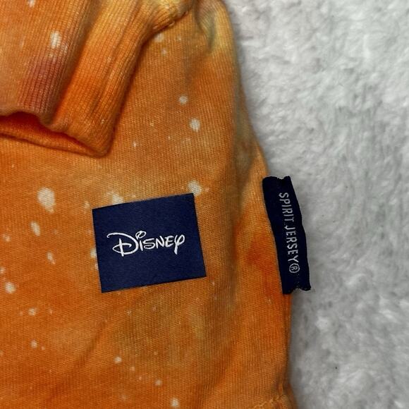 Walt Disney World Spirit Jersey Adult XL Orange Pink Tie Dye Lightweight NWT - Picture 4 of 7